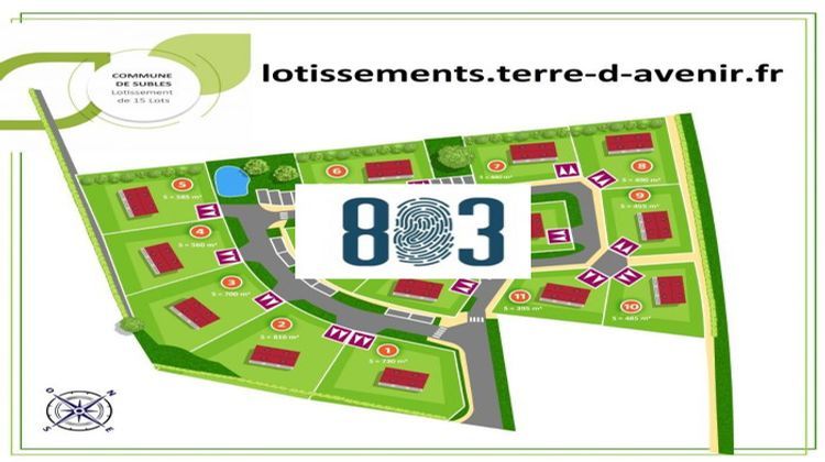 Ma-Cabane - Vente Terrain Subles, 395 m²