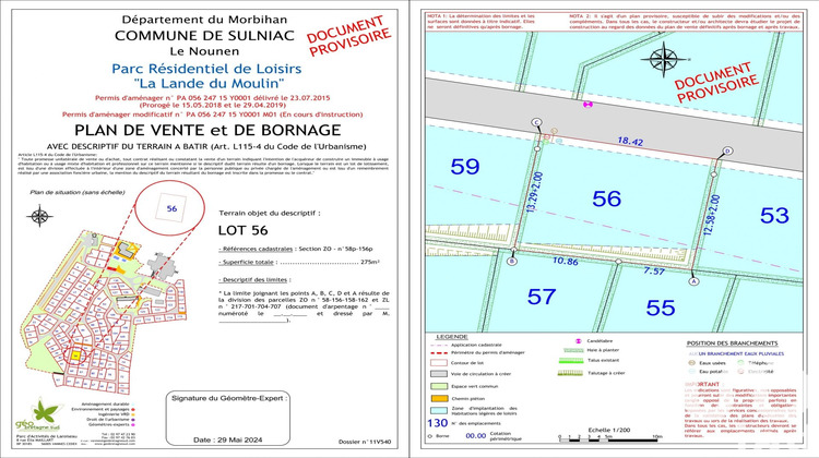 Ma-Cabane - Vente Terrain Sulniac, 275 m²