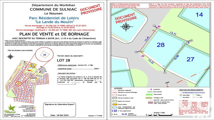 Ma-Cabane - Vente Terrain Sulniac, 200 m²