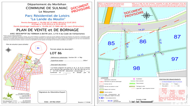 Ma-Cabane - Vente Terrain Sulniac, 202 m²