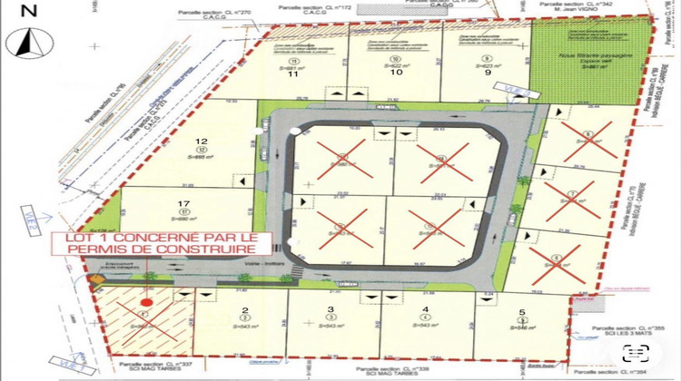 Ma-Cabane - Vente Terrain Tarbes, 546 m²