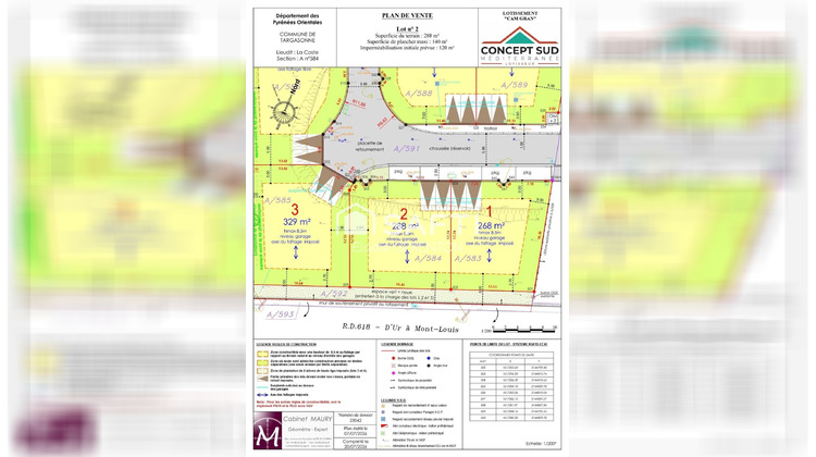 Ma-Cabane - Vente Terrain Targasonne, 288 m²