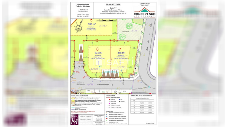 Ma-Cabane - Vente Terrain Targasonne, 318 m²