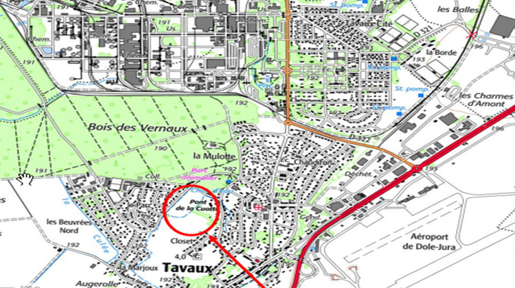 Ma-Cabane - Vente Terrain TAVAUX, 792 m²