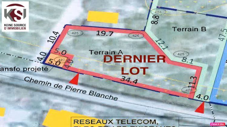 Ma-Cabane - Vente Terrain TAVERNES, 600 m²