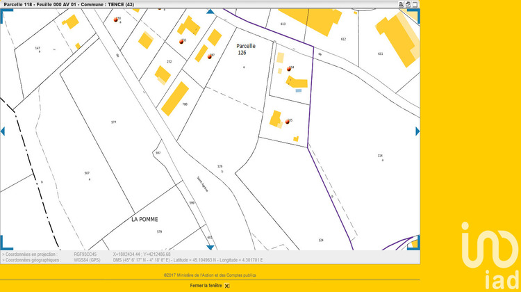 Ma-Cabane - Vente Terrain Tence, 1000 m²