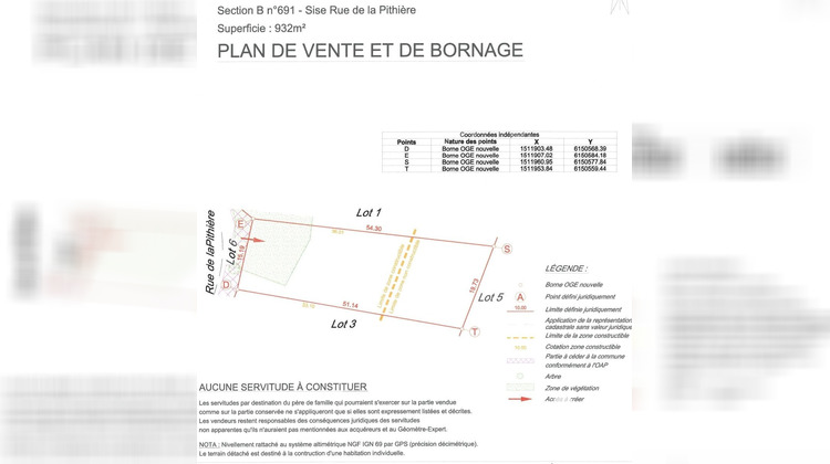 Ma-Cabane - Vente Terrain Tercé, 932 m²