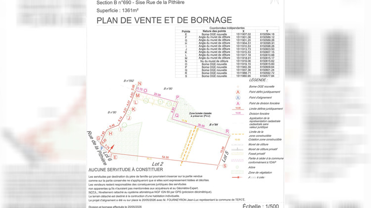 Ma-Cabane - Vente Terrain Tercé, 1361 m²