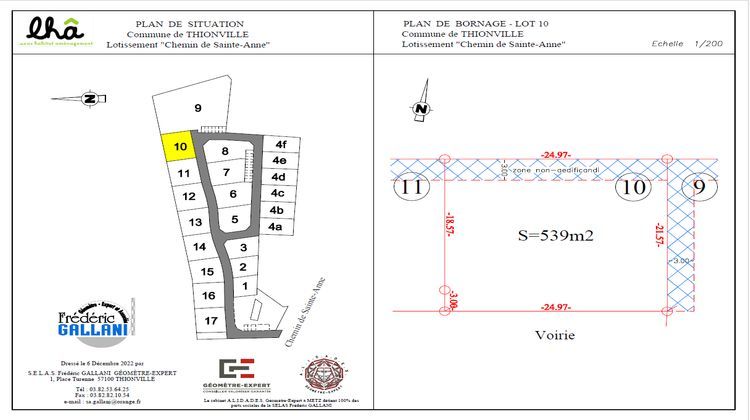 Ma-Cabane - Vente Terrain THIONVILLE, 633 m²