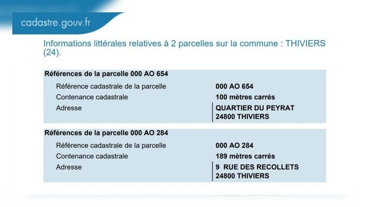 Ma-Cabane - Vente Terrain Thiviers, 289 m²