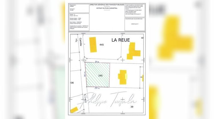 Ma-Cabane - Vente Terrain THURE, 875 m²