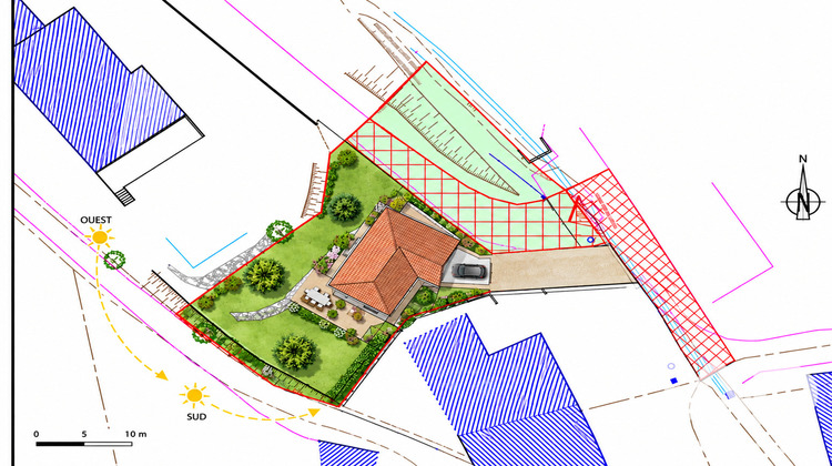 Ma-Cabane - Vente Terrain Thurins, 620 m²
