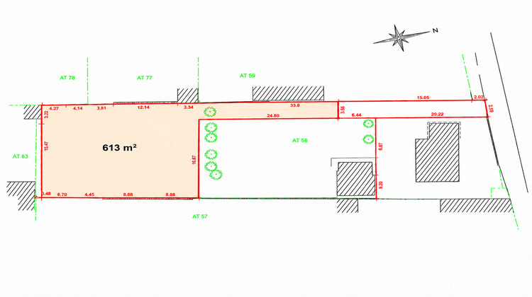 Ma-Cabane - Vente Terrain Tonnay-Charente, 613 m²
