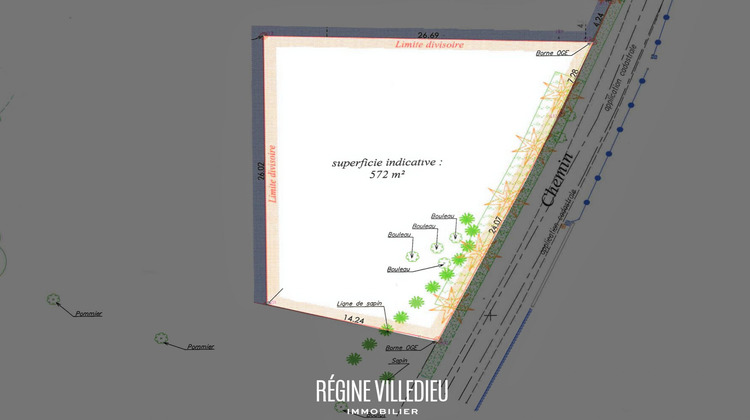 Ma-Cabane - Vente Terrain Tourlaville, 572 m²