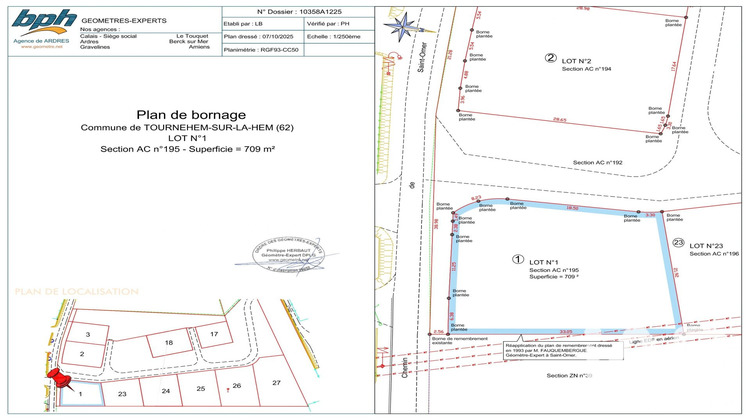Ma-Cabane - Vente Terrain Tournehem-sur-la-Hem, 709 m²