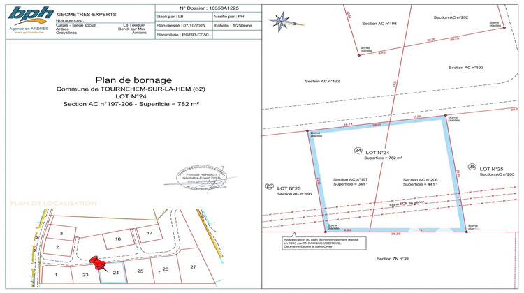 Ma-Cabane - Vente Terrain Tournehem-sur-la-Hem, 782 m²