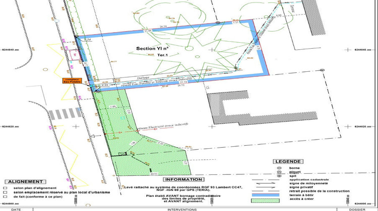 Ma-Cabane - Vente Terrain TREILLIERES, 398 m²