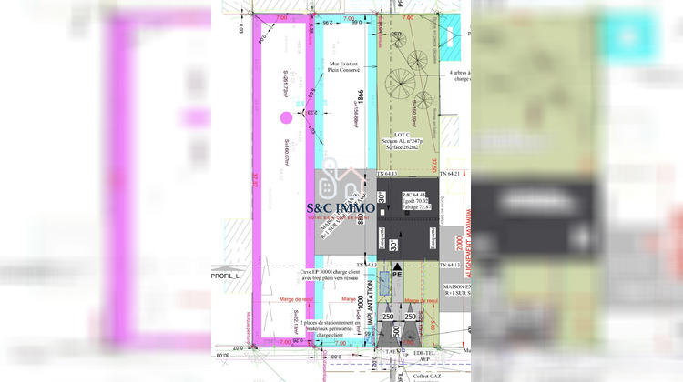 Ma-Cabane - Vente Terrain Tremblay-en-France, 262 m²