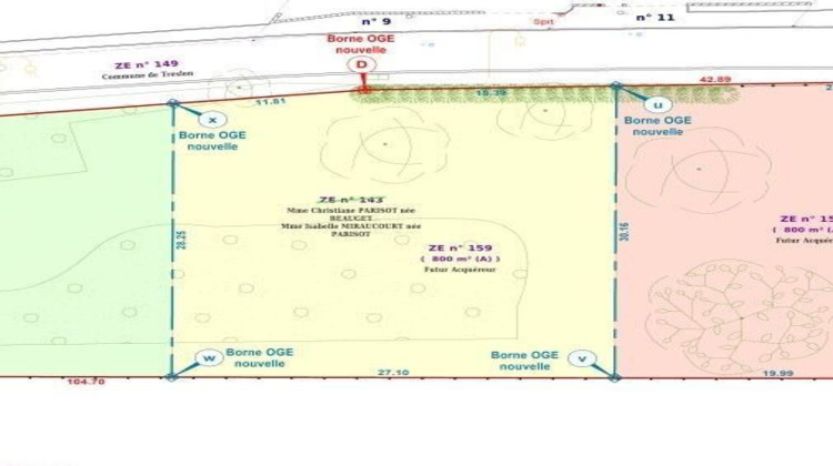 Ma-Cabane - Vente Terrain TRESLON, 800 m²