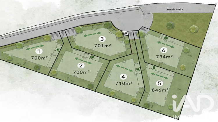 Ma-Cabane - Vente Terrain Tresques, 700 m²