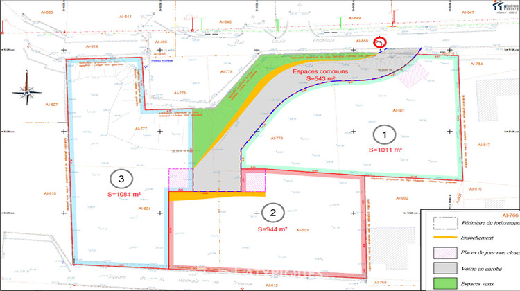 Ma-Cabane - Vente Terrain TREVOUX, 994 m²