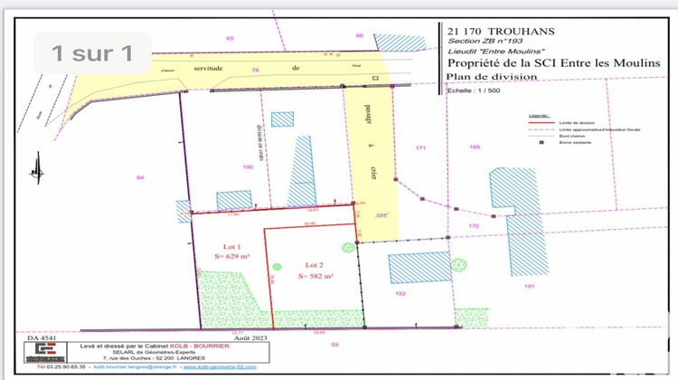 Ma-Cabane - Vente Terrain Trouhans, 1221 m²