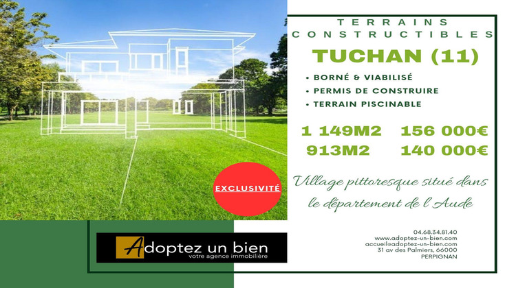 Ma-Cabane - Vente Terrain Tuchan, 913 m²