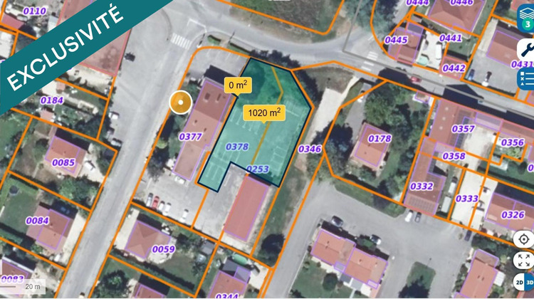 Ma-Cabane - Vente Terrain Tullins, 1000 m²