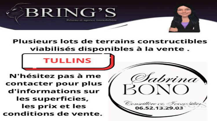 Ma-Cabane - Vente Terrain Tullins, 391 m²