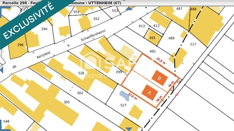 Ma-Cabane - Vente Terrain Uttenheim, 600 m²