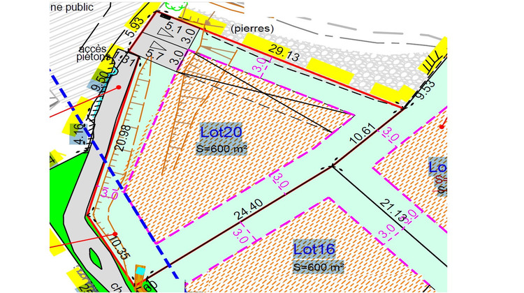 Ma-Cabane - Vente Terrain Vailhauquès, 600 m²