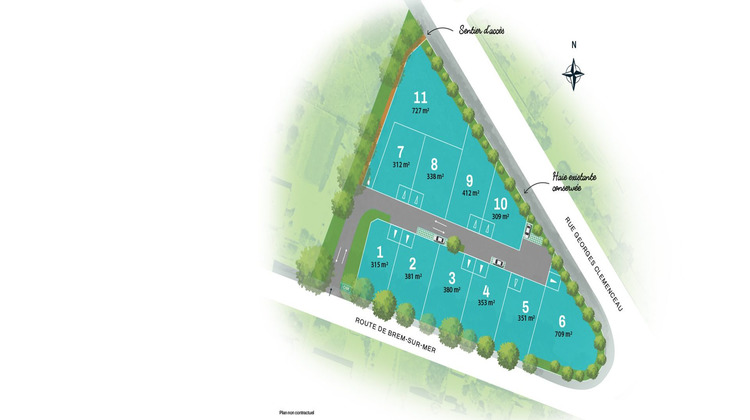 Ma-Cabane - Vente Terrain Vairé, 709 m²