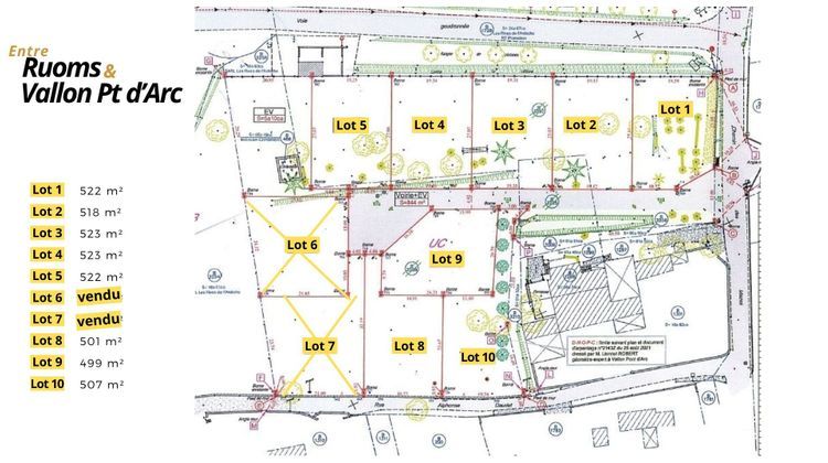 Ma-Cabane - Vente Terrain VALLON PONT D'ARC, 567 m²