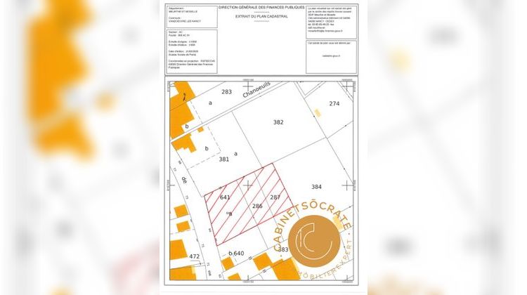 Ma-Cabane - Vente Terrain VANDOEUVRE-LES-NANCY, 1000 m²