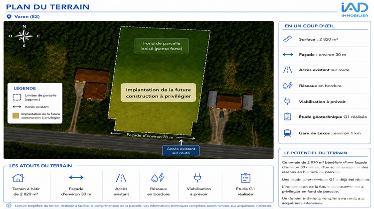 Ma-Cabane - Vente Terrain Varen, 2820 m²