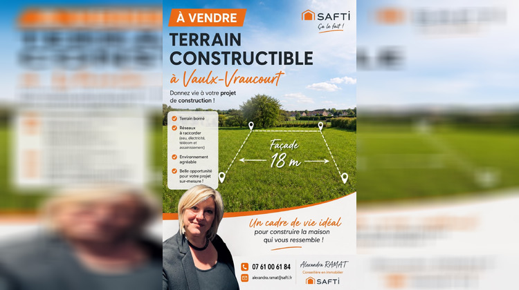 Ma-Cabane - Vente Terrain Vaulx-Vraucourt, 581 m²