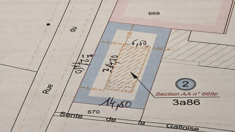 Ma-Cabane - Vente Terrain VAUX-SUR-SEINE, 380 m²