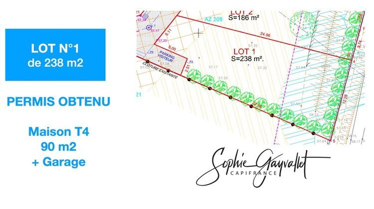 Ma-Cabane - Vente Terrain VELAUX, 238 m²