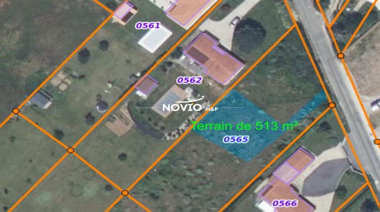 Ma-Cabane - Vente Terrain VENDEUVRE DU POITOU, 513 m²