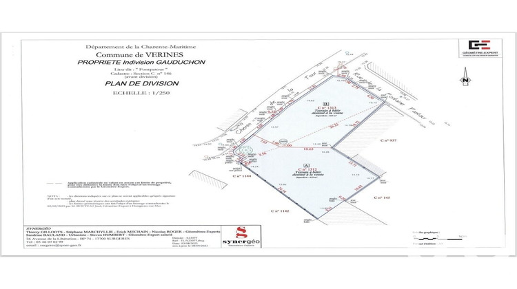 Ma-Cabane - Vente Terrain Vérines, 419 m²