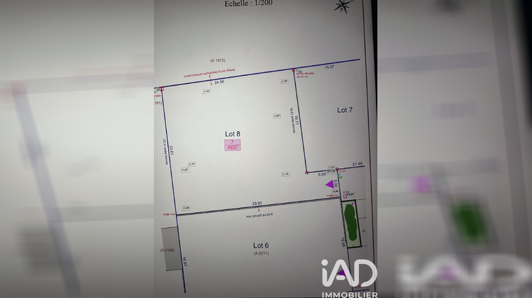 Ma-Cabane - Vente Terrain Vérines, 611 m²