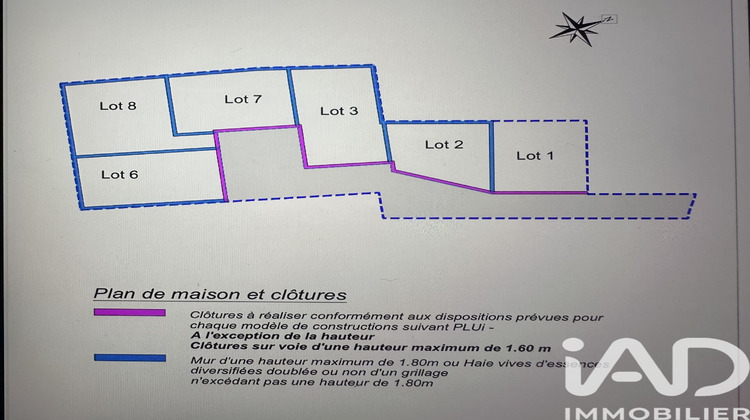 Ma-Cabane - Vente Terrain Vérines, 611 m²