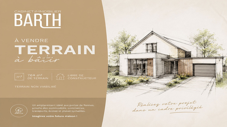 Ma-Cabane - Vente Terrain VERN-SUR-SEICHE, 764 m²