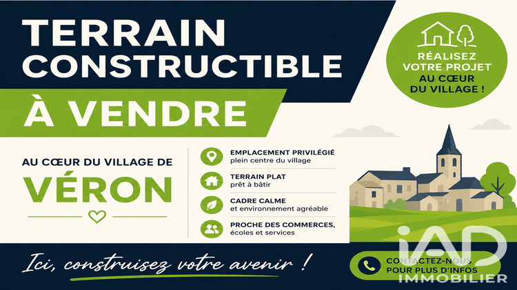 Ma-Cabane - Vente Terrain Véron, 625 m²