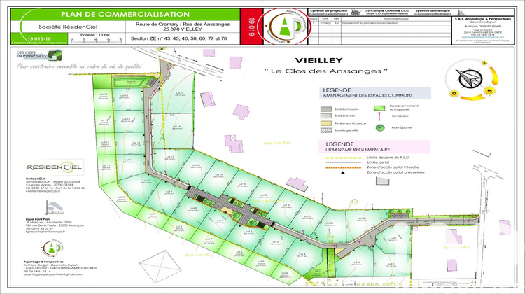 Ma-Cabane - Vente Terrain Vieilley, 793 m²