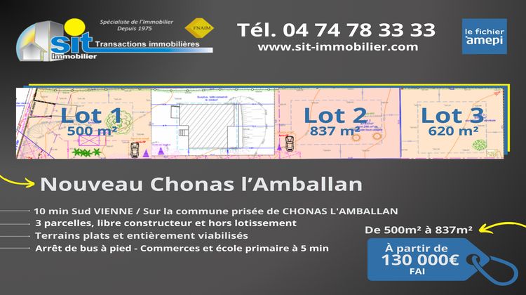 Ma-Cabane - Vente Terrain Vienne, 500 m²