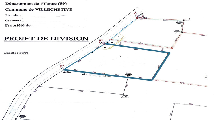 Ma-Cabane - Vente Terrain Villechétive, 1400 m²