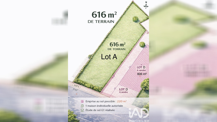 Ma-Cabane - Vente Terrain Villecresnes, 616 m²