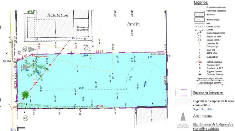 Ma-Cabane - Vente Terrain Villenave-d'Ornon, 442 m²