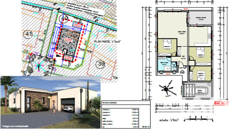 Ma-Cabane - Vente Terrain Villeneuve-de-la-Raho, 550 m²
